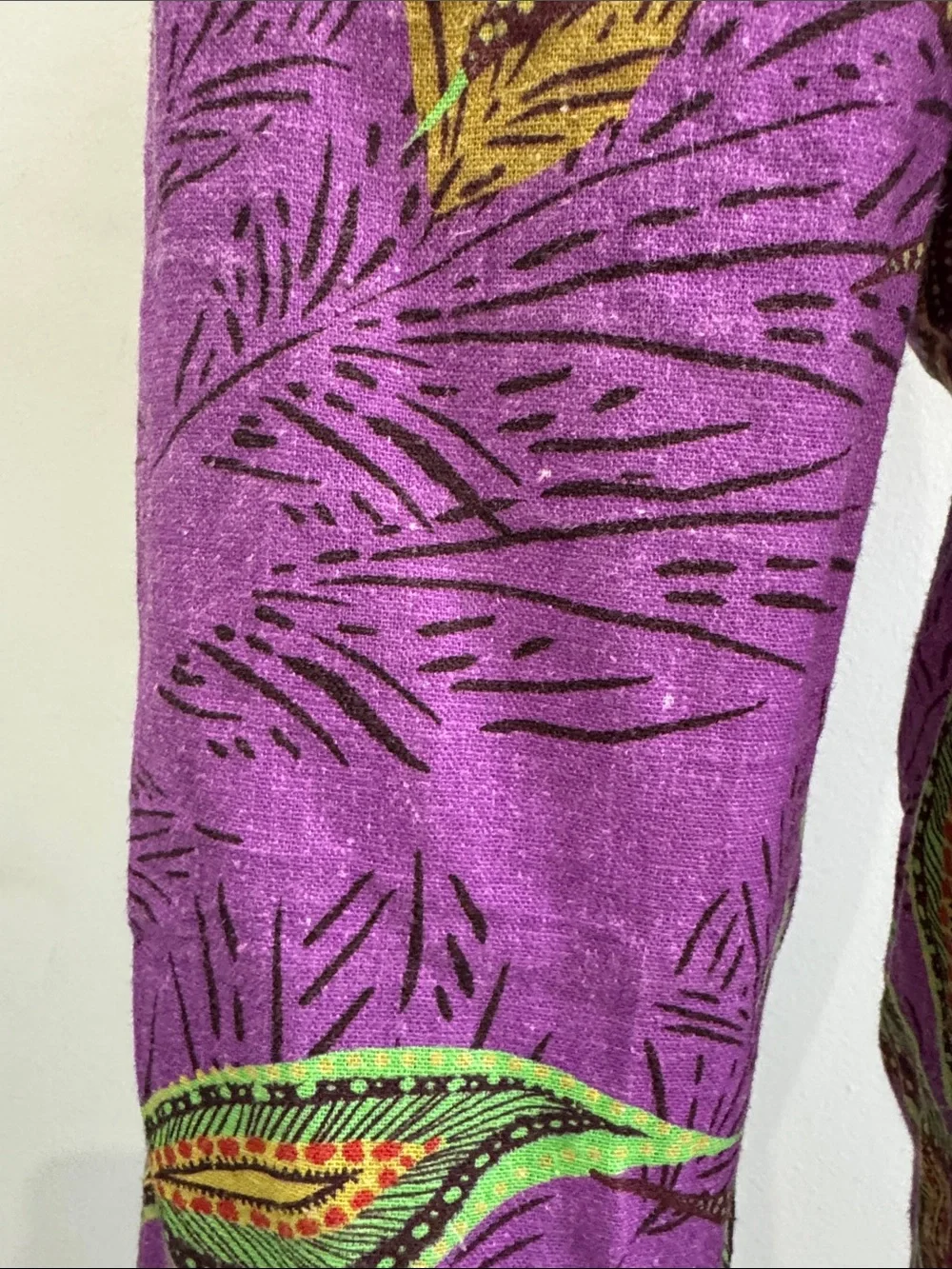 ZARA Multicolor Linen Cropped Pants | Size Medium | Made in Morocco
